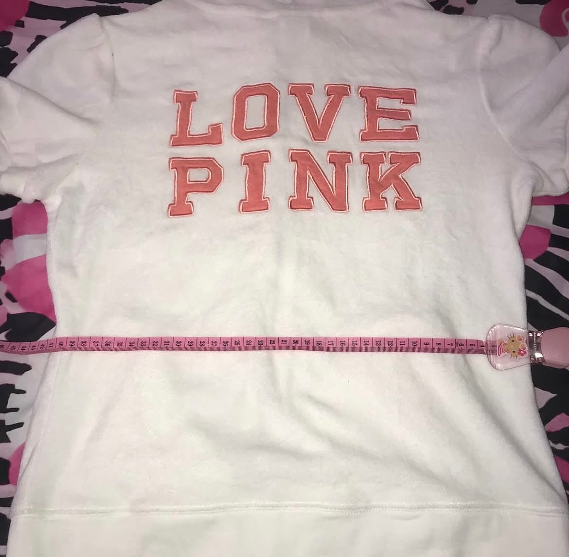 Deadstock Love Pink Zip Up Short Set