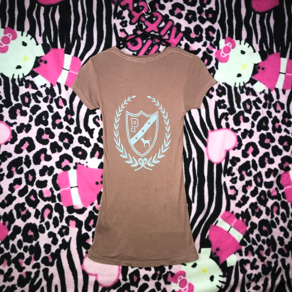 VS Pink Long Line Top