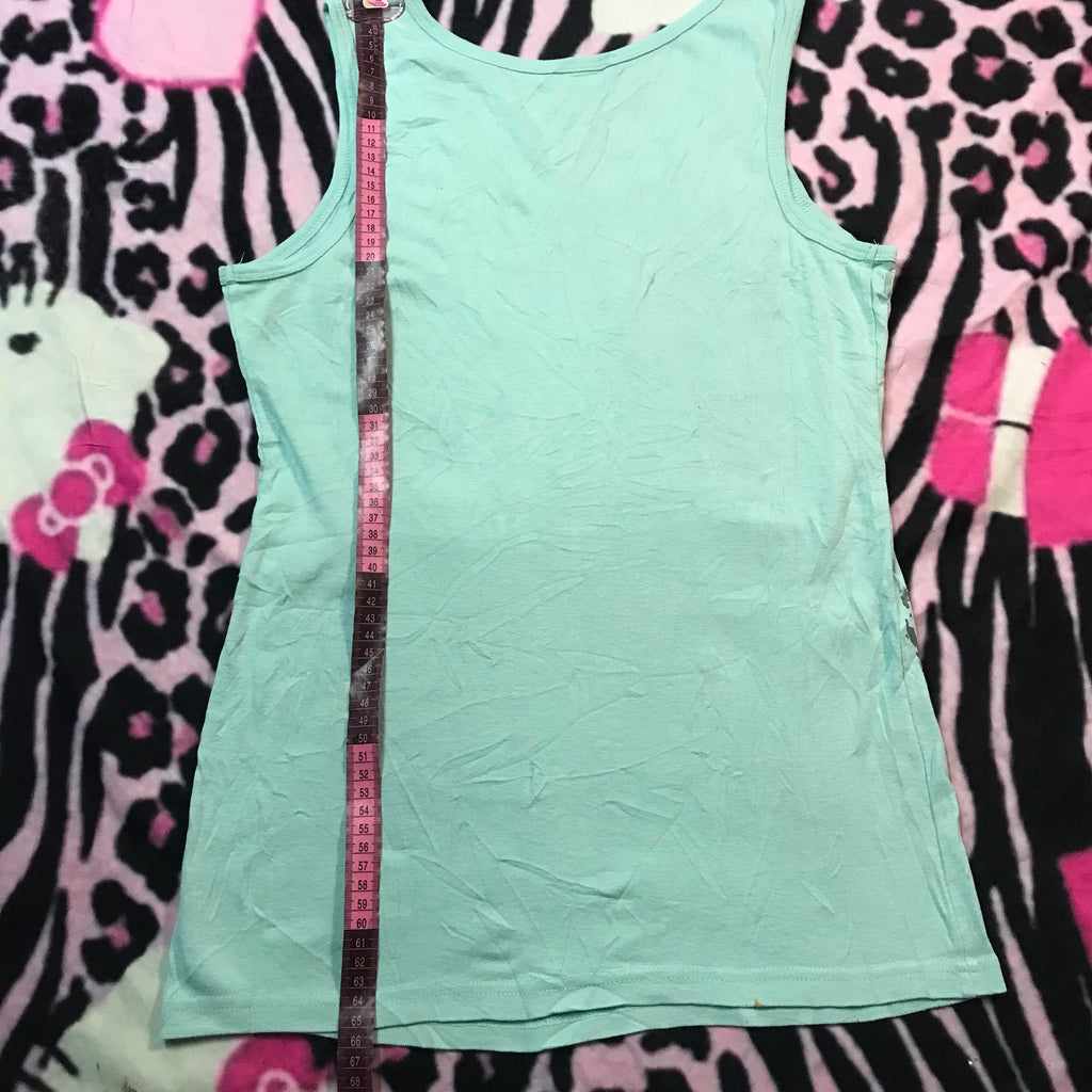 Mint green tank top