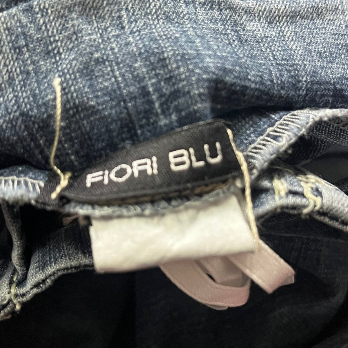 Fiori Blu Ultra Lowrise Flared Lace-up Jeans