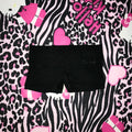 VS Pink Fold Over Mini Yoga Shorts