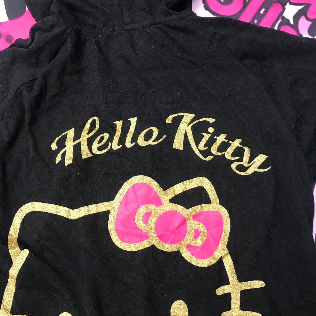 Hello Kitty Leopard Print ZipUp Hoodie Jacket