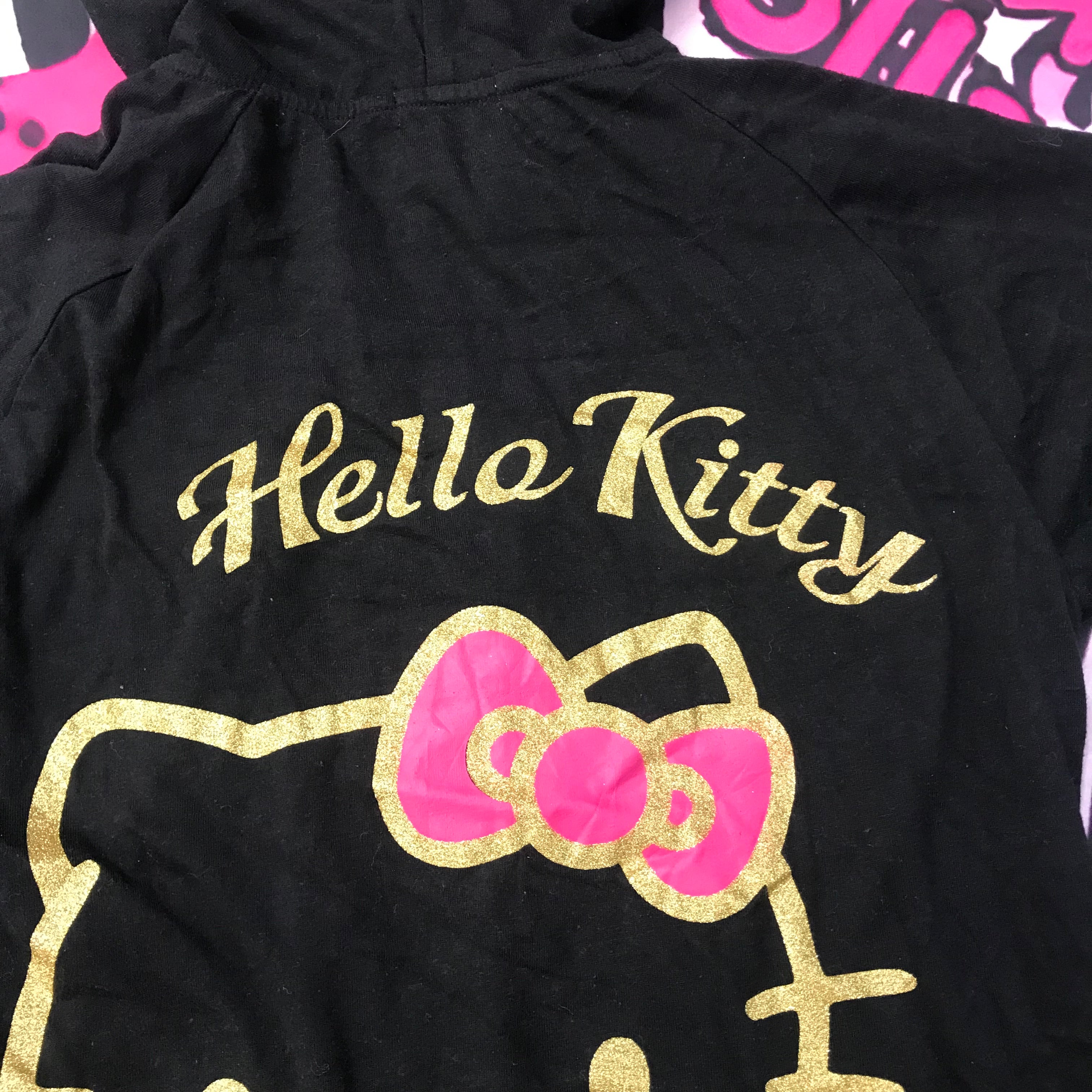 Hello Kitty Leopard Print ZipUp Hoodie Jacket