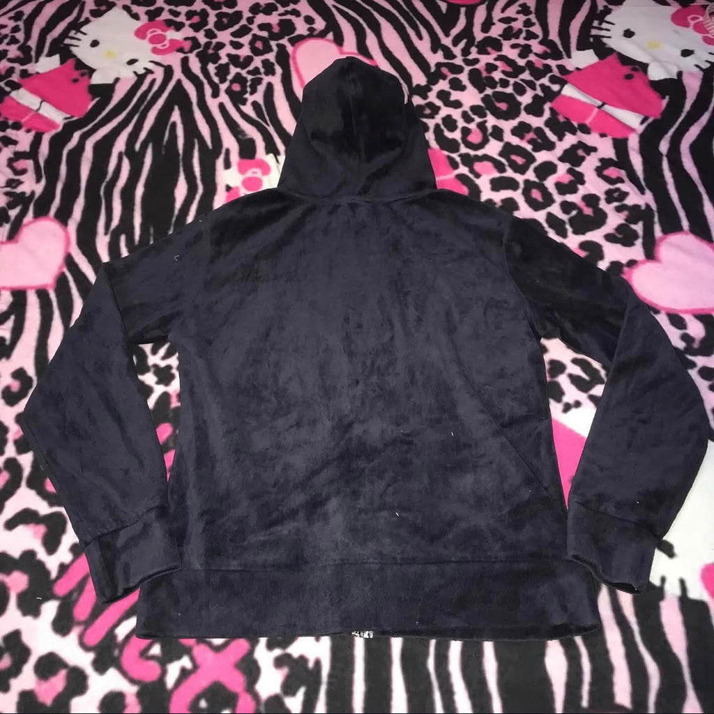 Team Pink Velour Zip Up