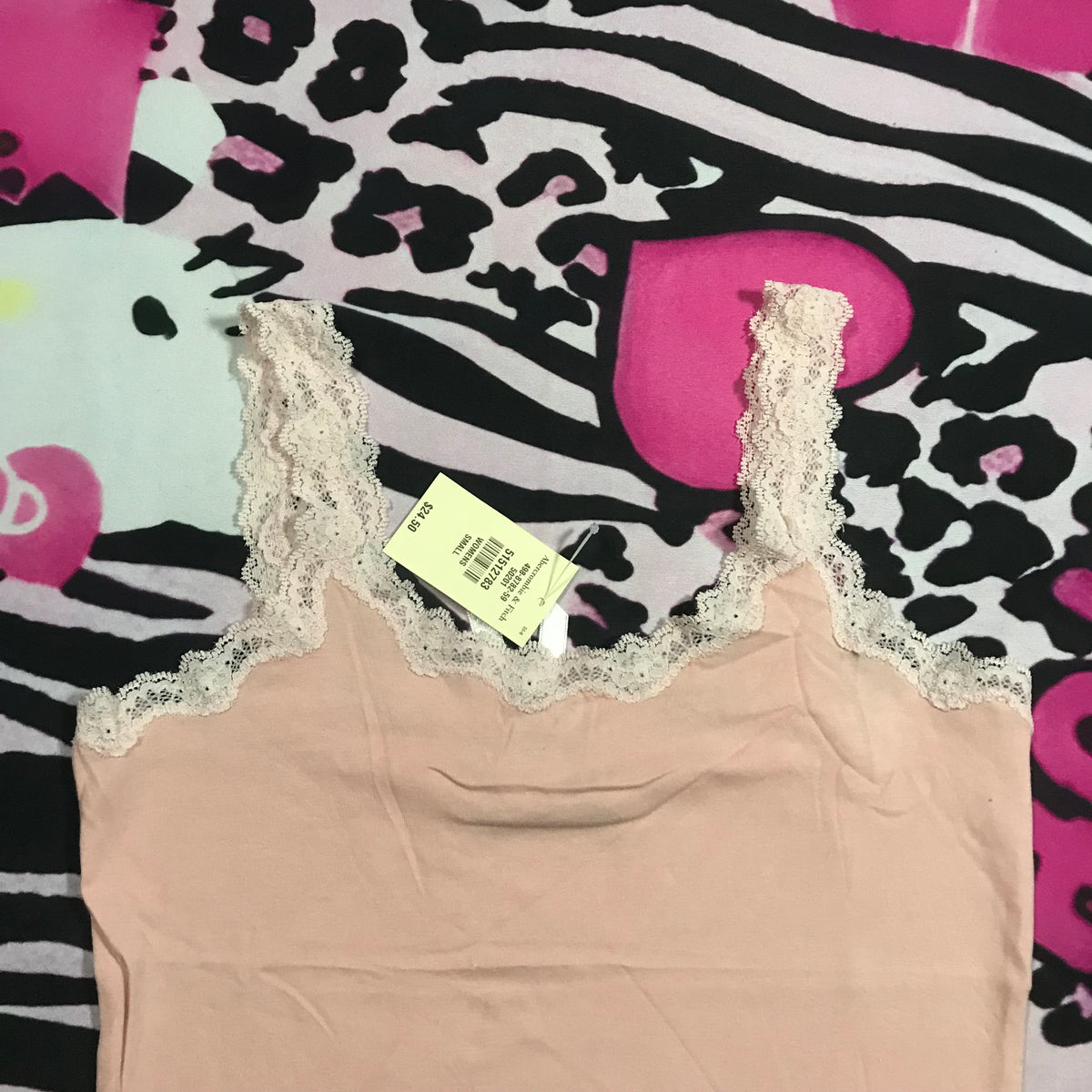 Deadstock Abercrombie Baby Pink Cami