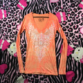 Affliction long sleeve top