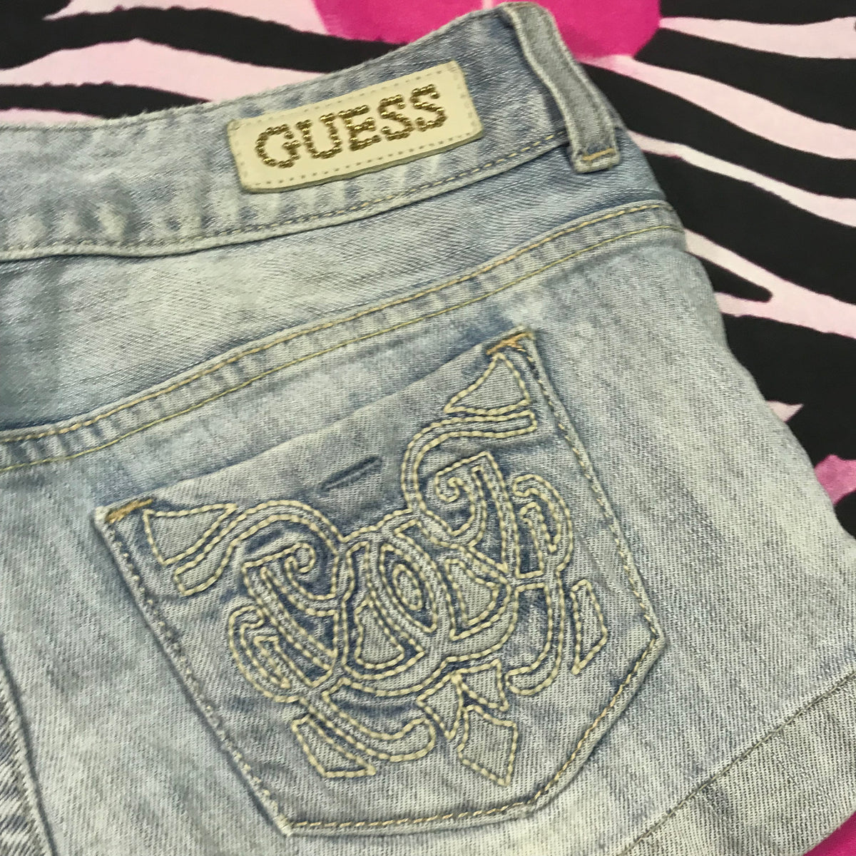 Guess Lowrise Mini Shorts