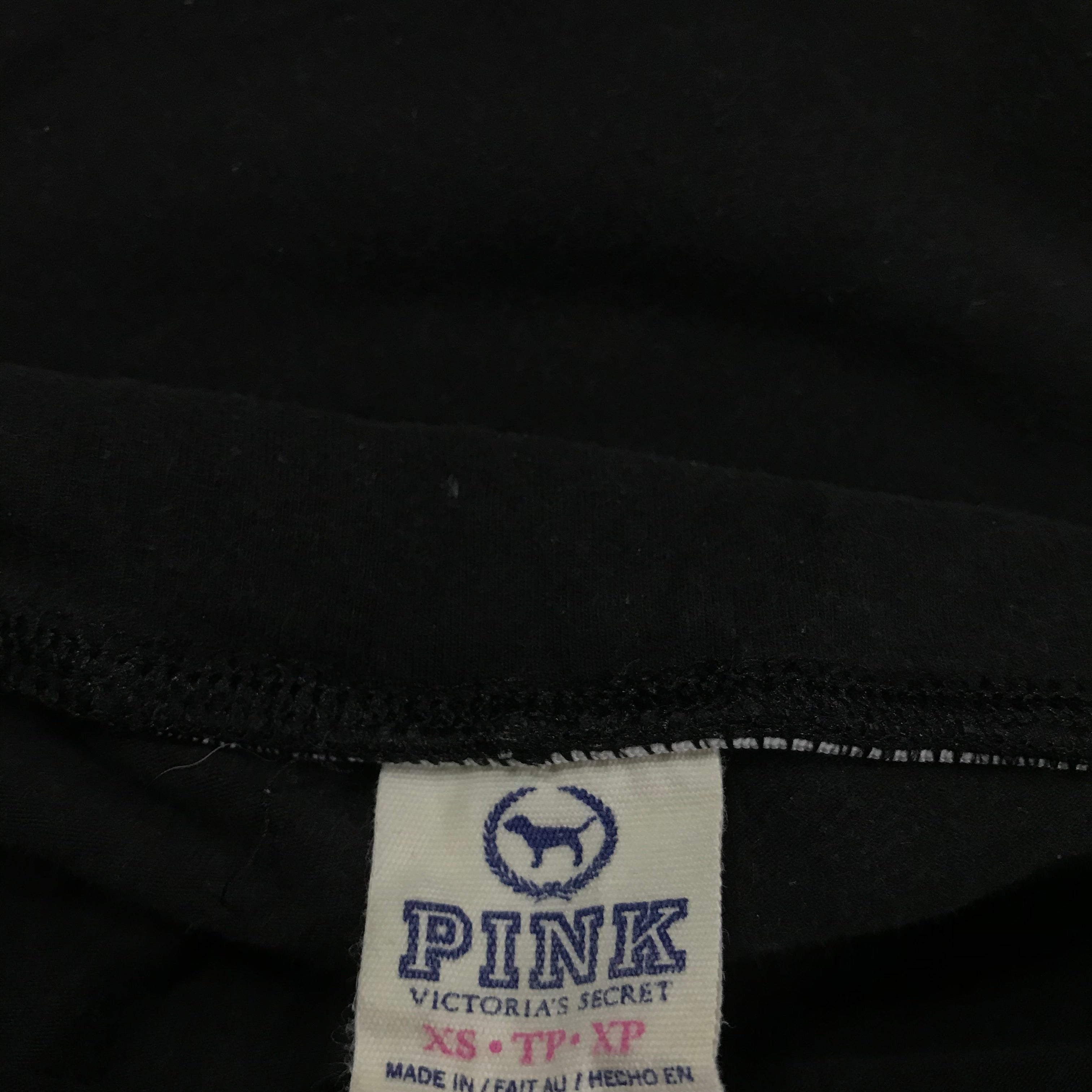 VS Pink Lowrise Flared Foldover Leggings