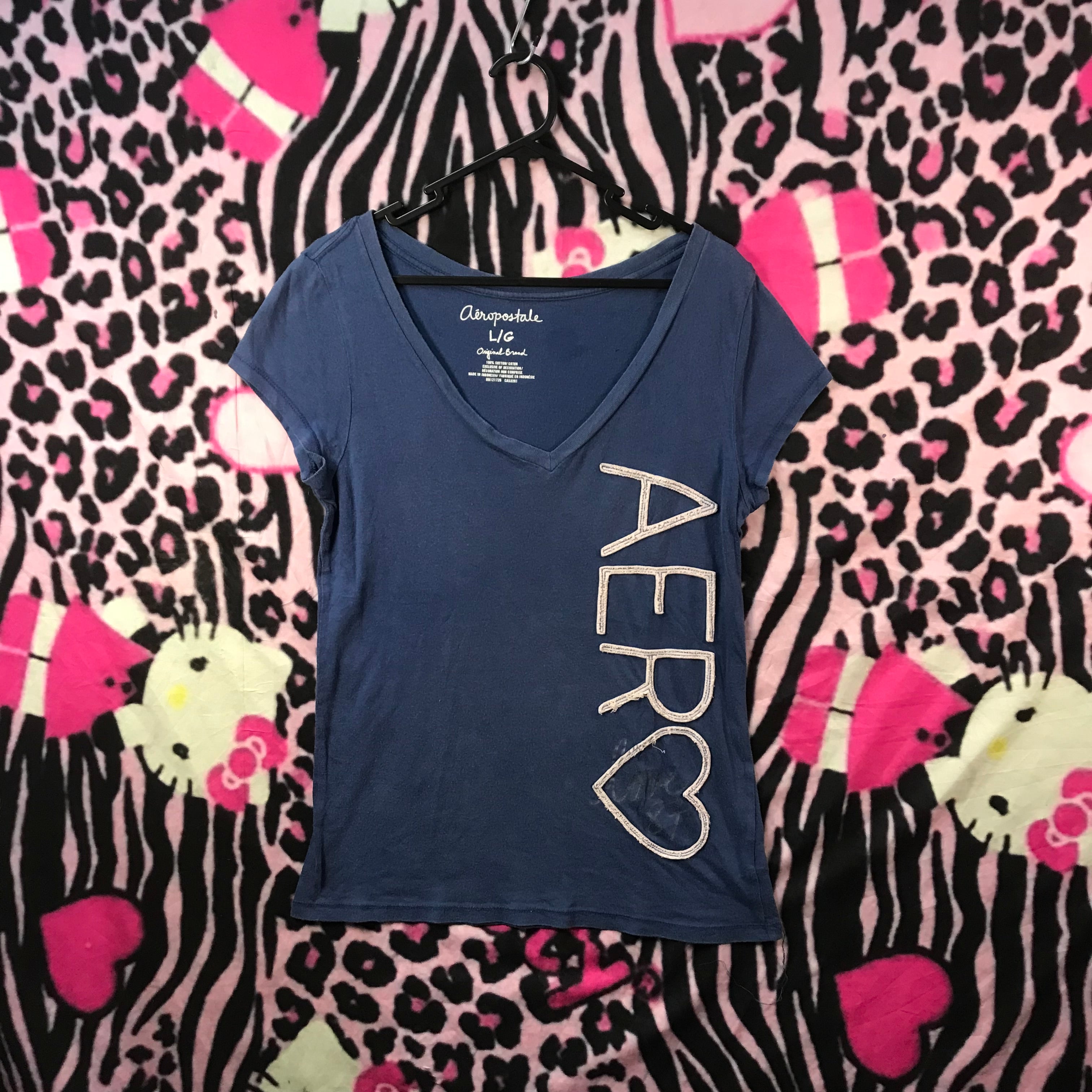 Aeropostale heart baby tee