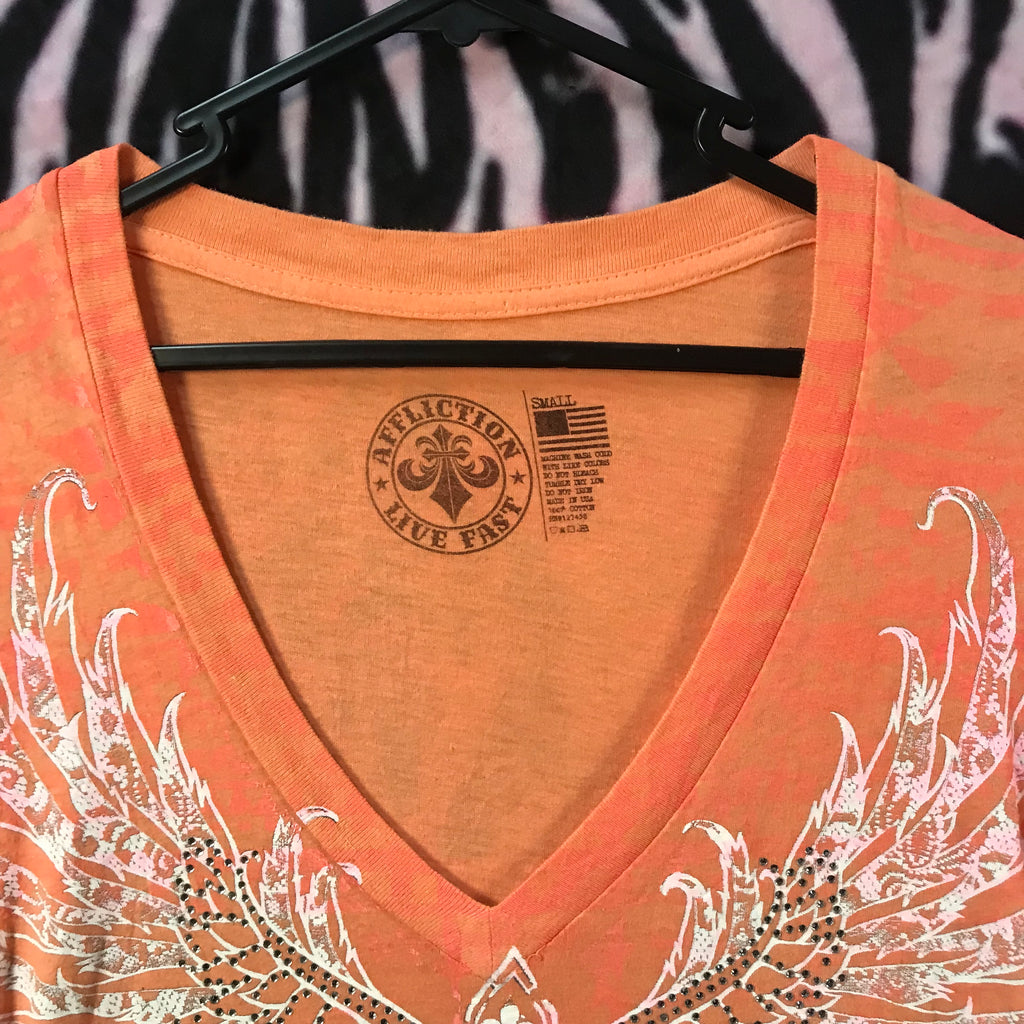 Affliction long sleeve top