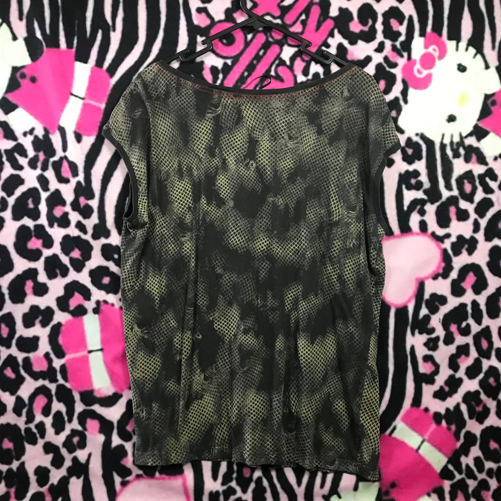 Guess 2000s snake print top