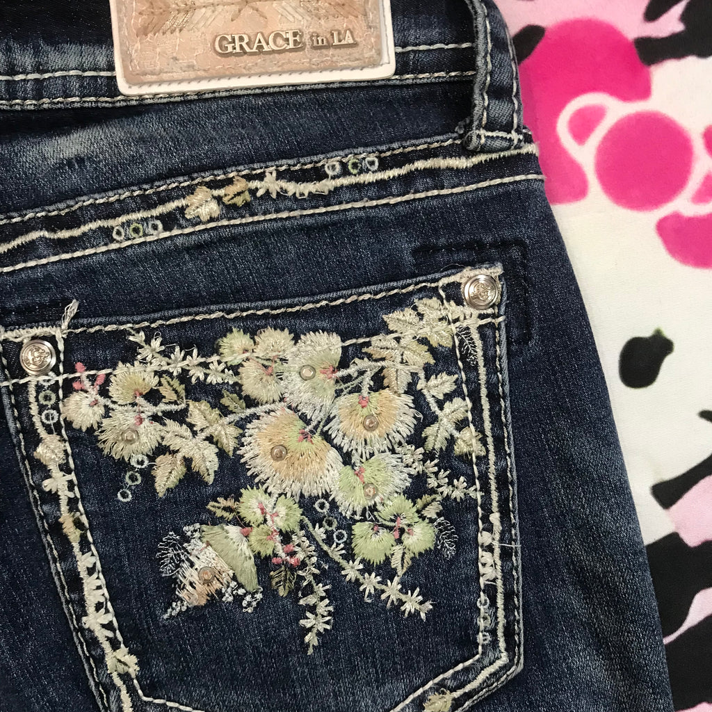 Grace LA lowrise flared jeans