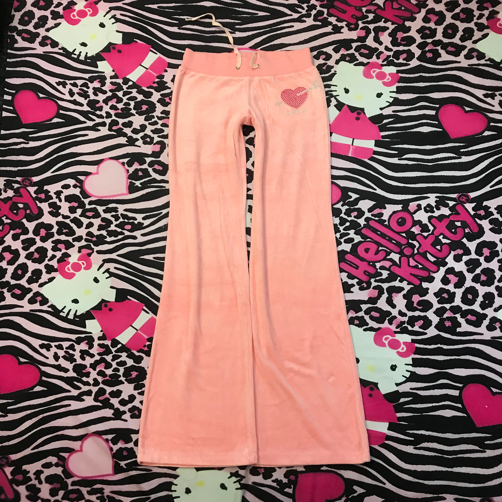 Deadstock Bebe Velour Baby Pink Set