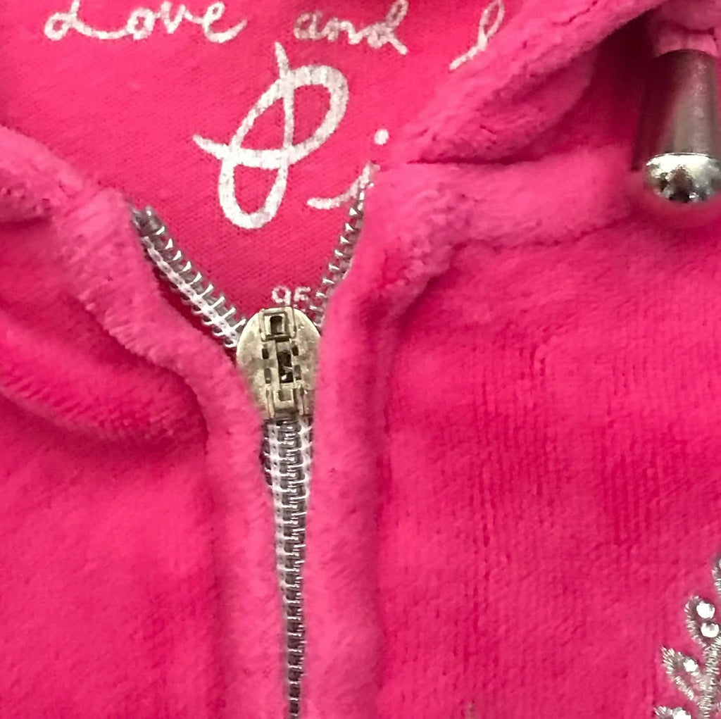 VS Pink velour zipup Jacket