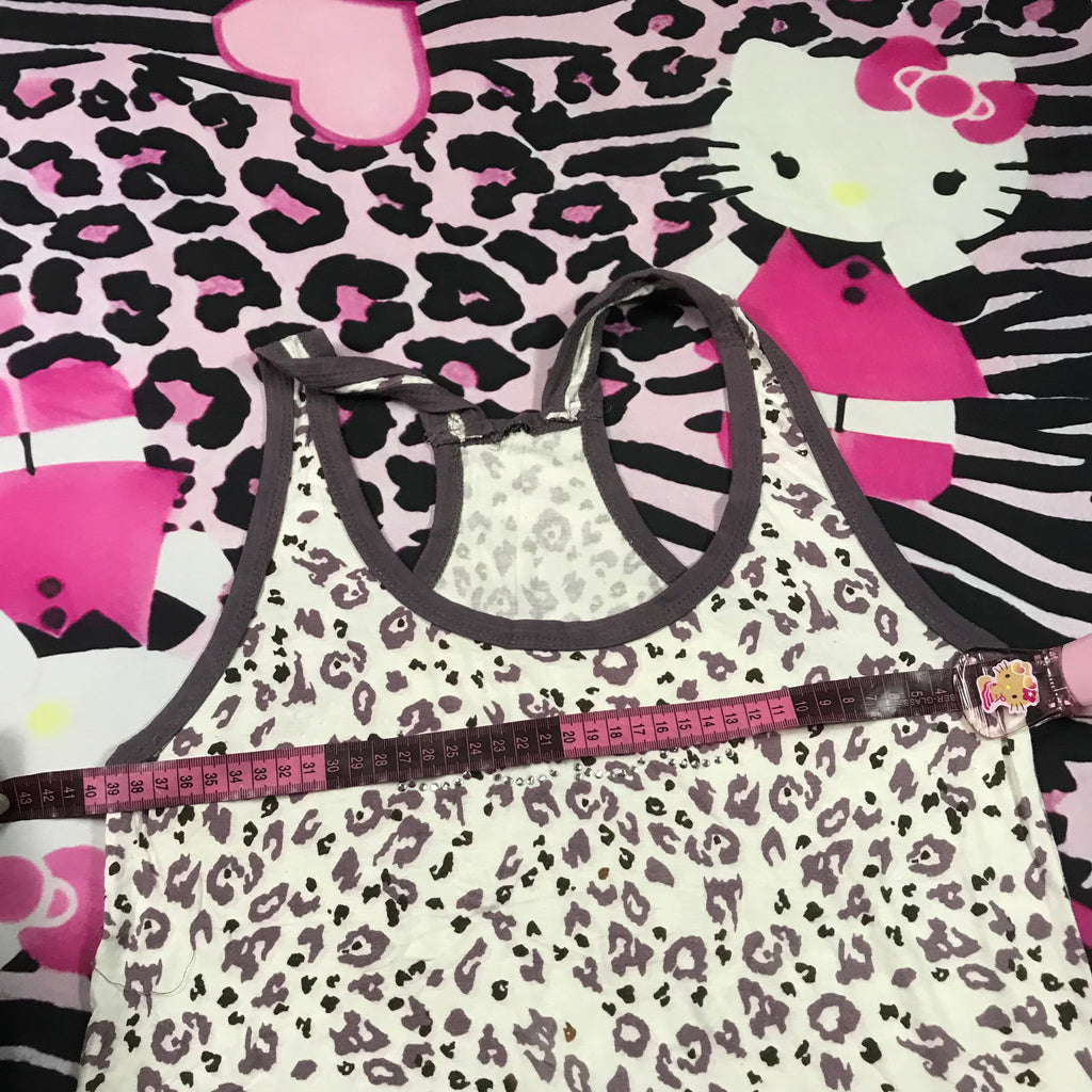 Bebe Leopard Print Tank