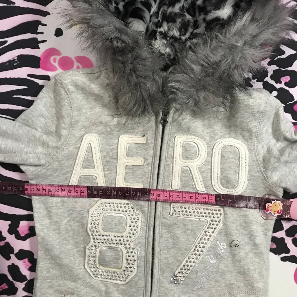 Aeropostale Fur Leopard Jacket