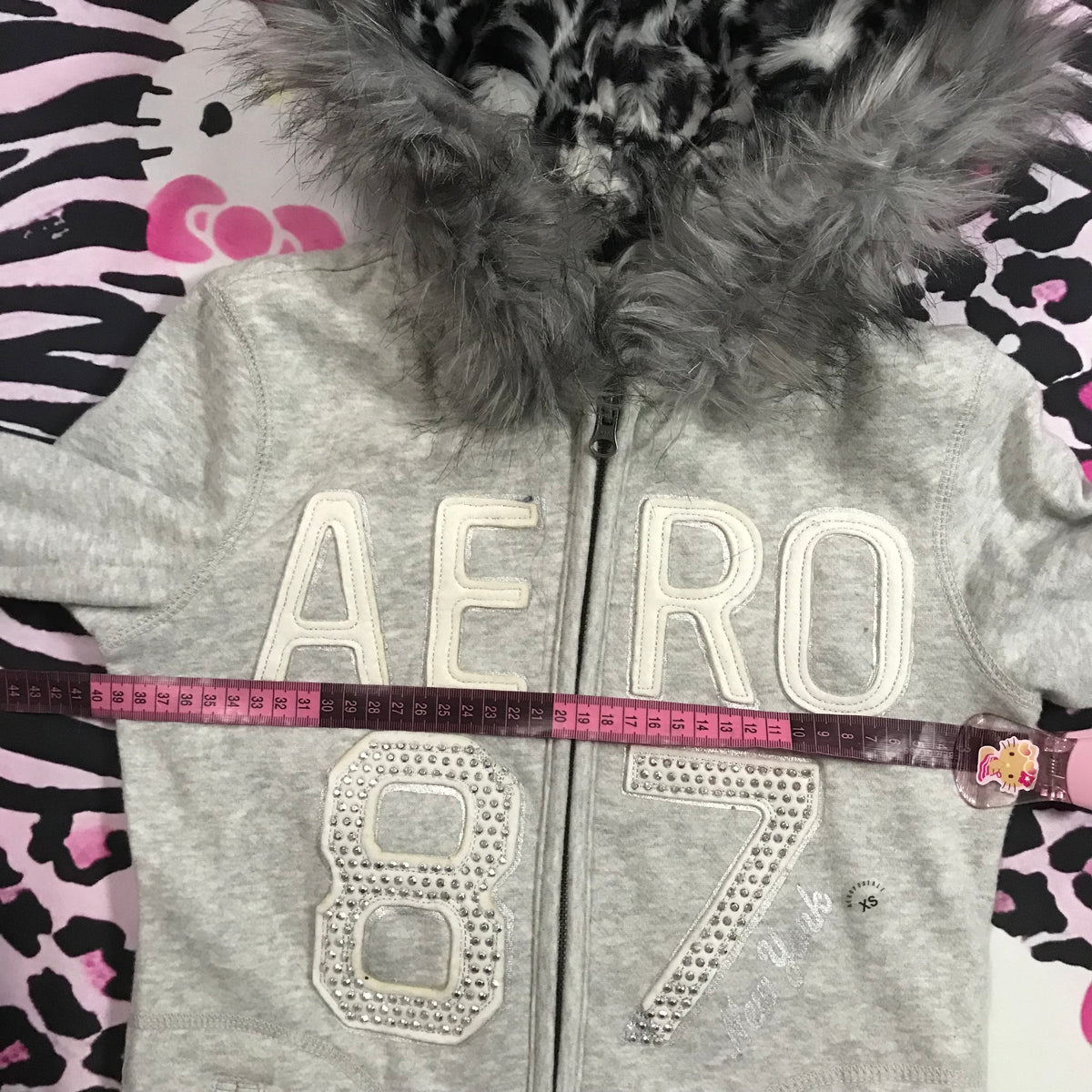 Aeropostale Fur Leopard Jacket
