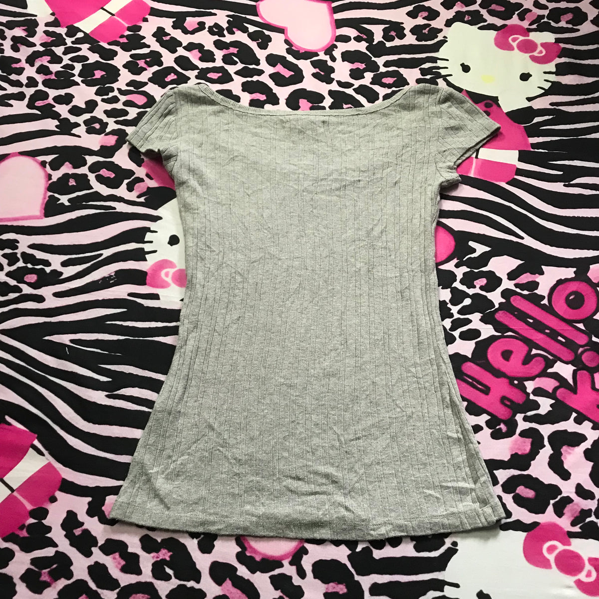 Hollister Knit Babydoll 2000s Top