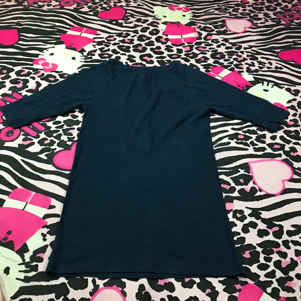 Vs Pink Henley Style 2000s Top