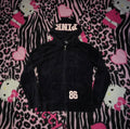 Team Pink Velour Zip Up