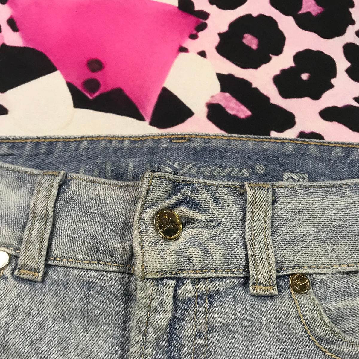 Guess Lowrise Mini Shorts