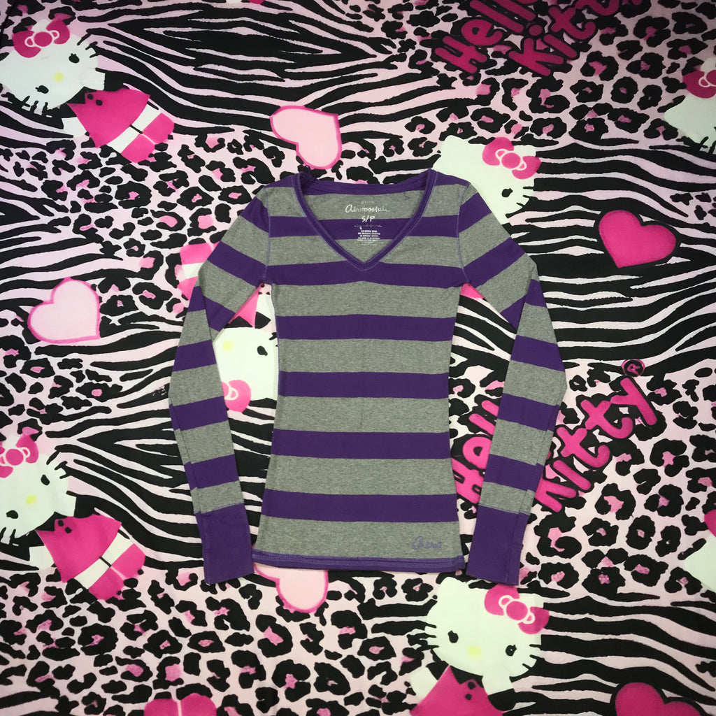 Stripe 2000s Aeropostale Top
