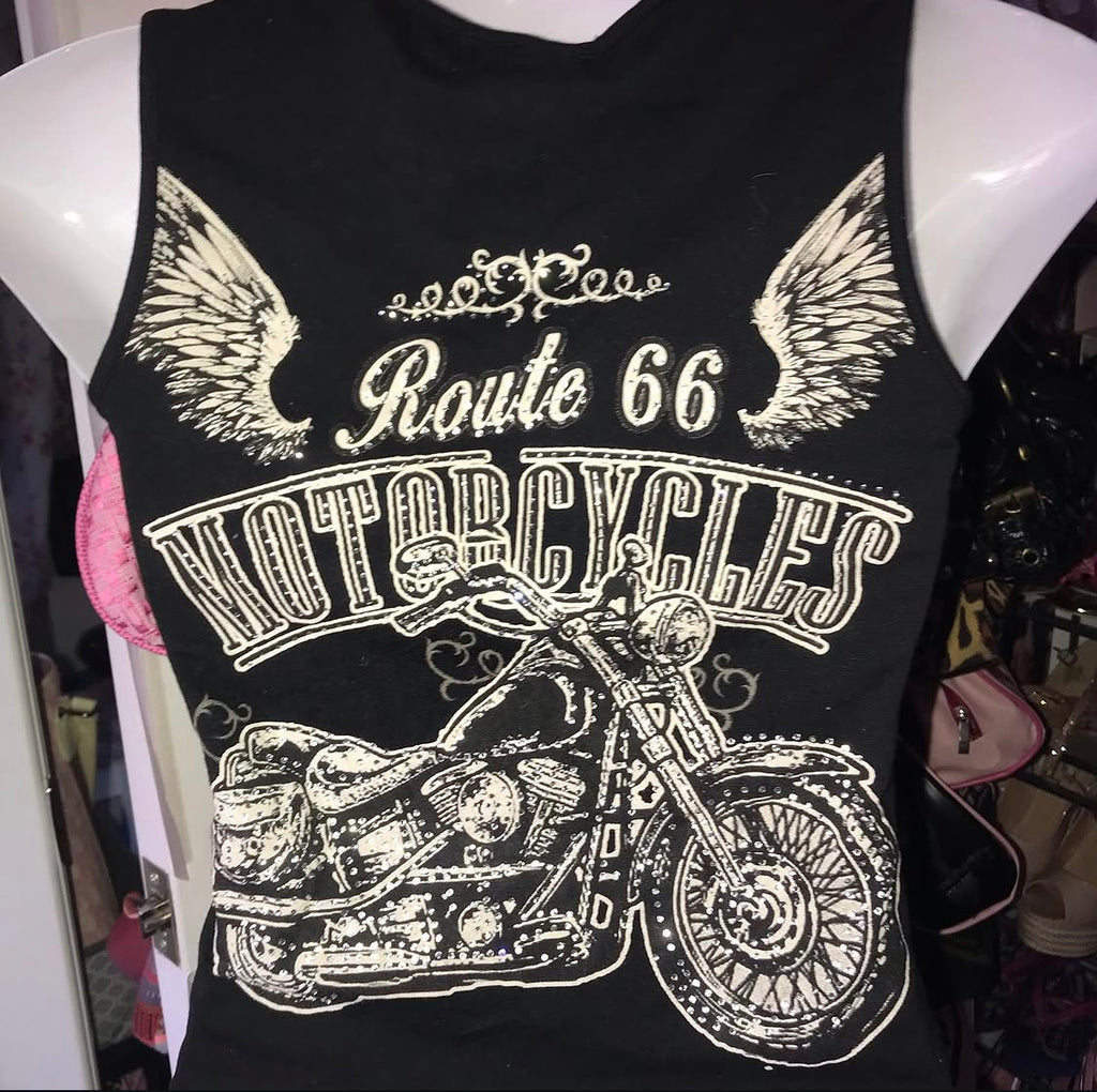La Bus Stop Grunge Motorcycle tank