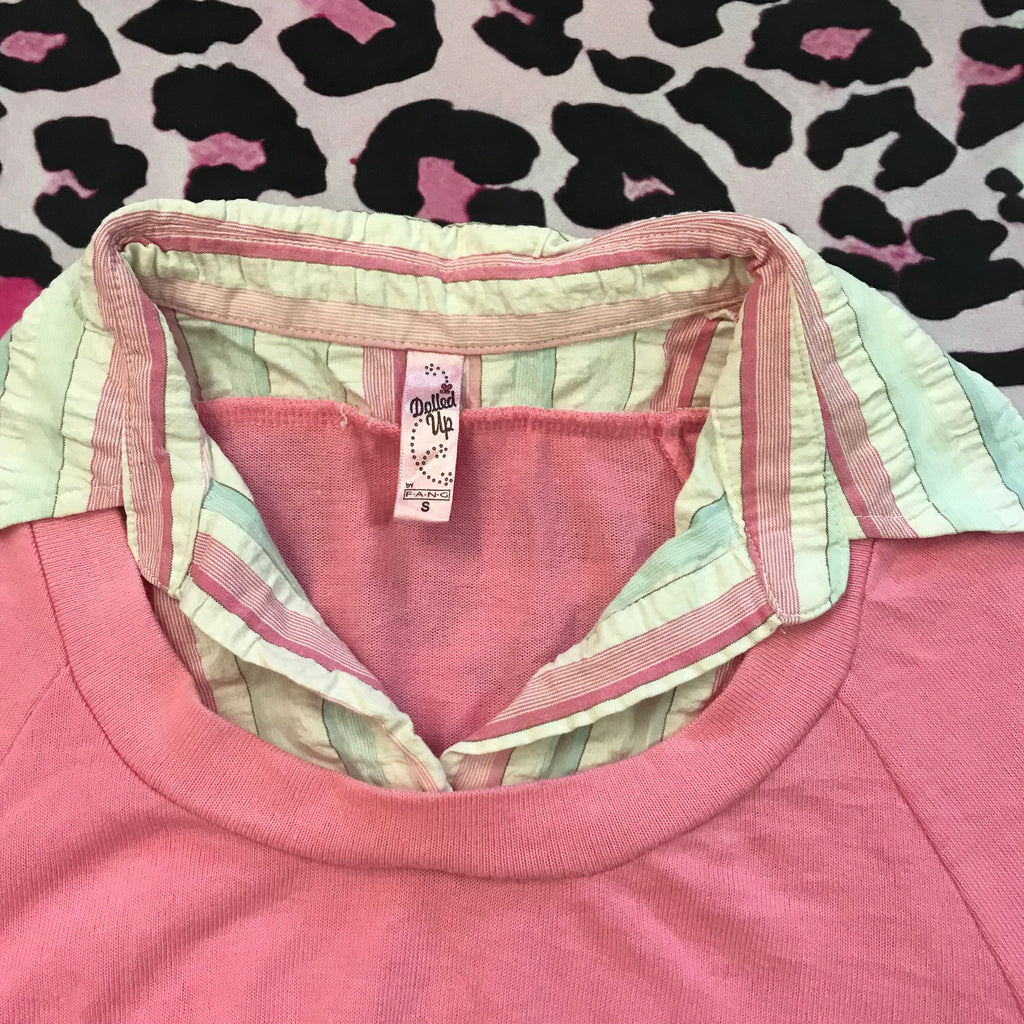 Mean Girls Style Polo Layered Top