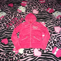 VS Pink velour zipup Jacket