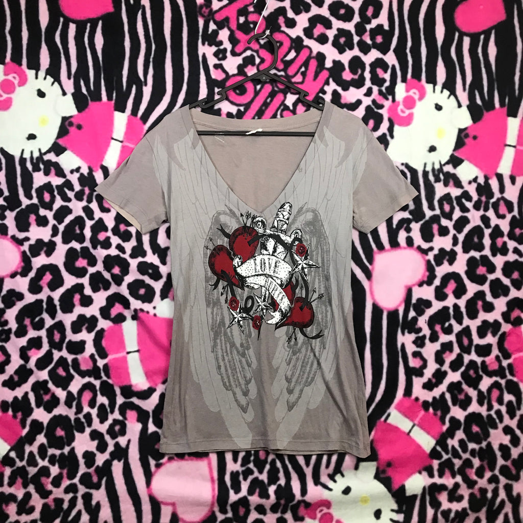 Grunge baby tee