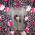 Grunge baby tee