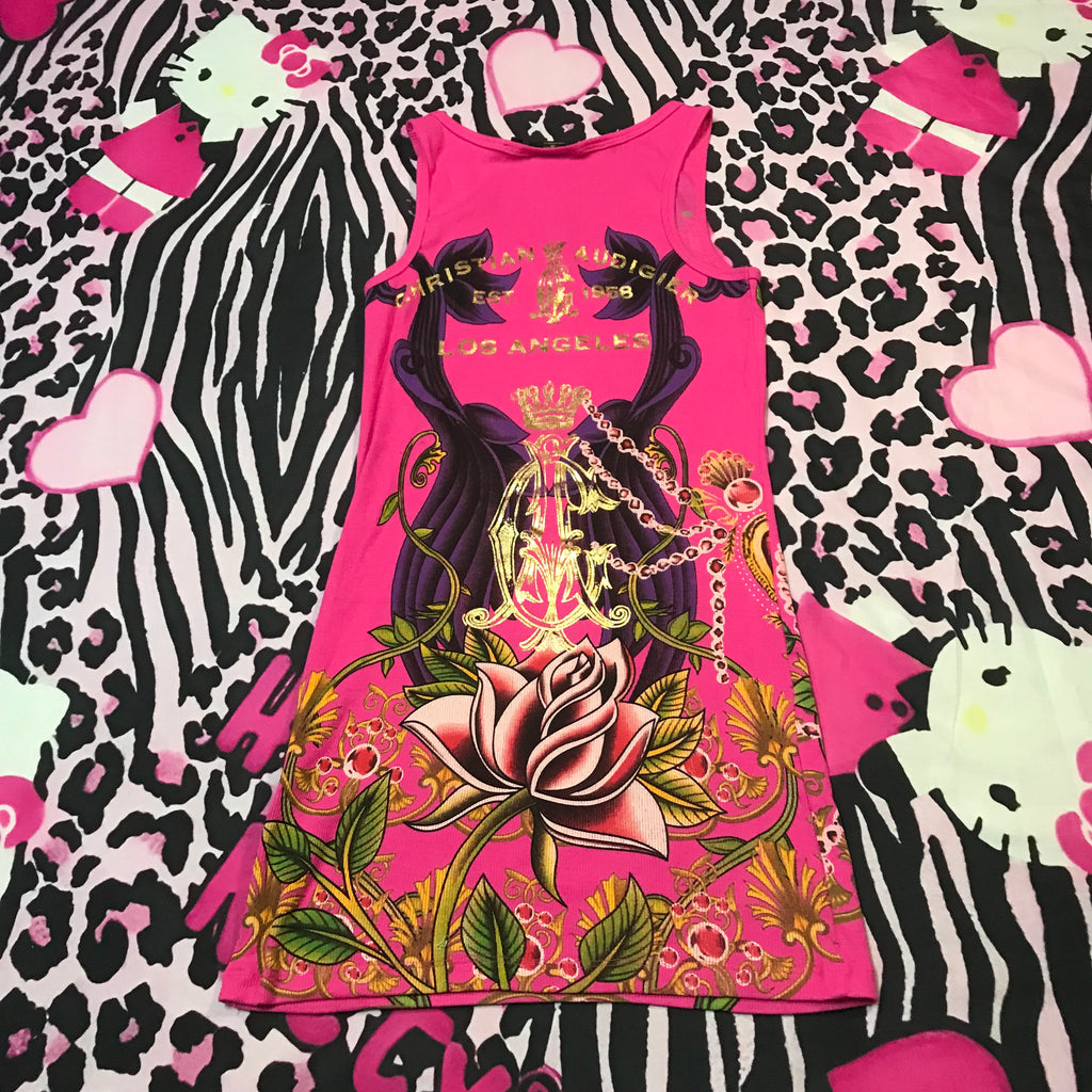 Christian audigier Tank Dress
