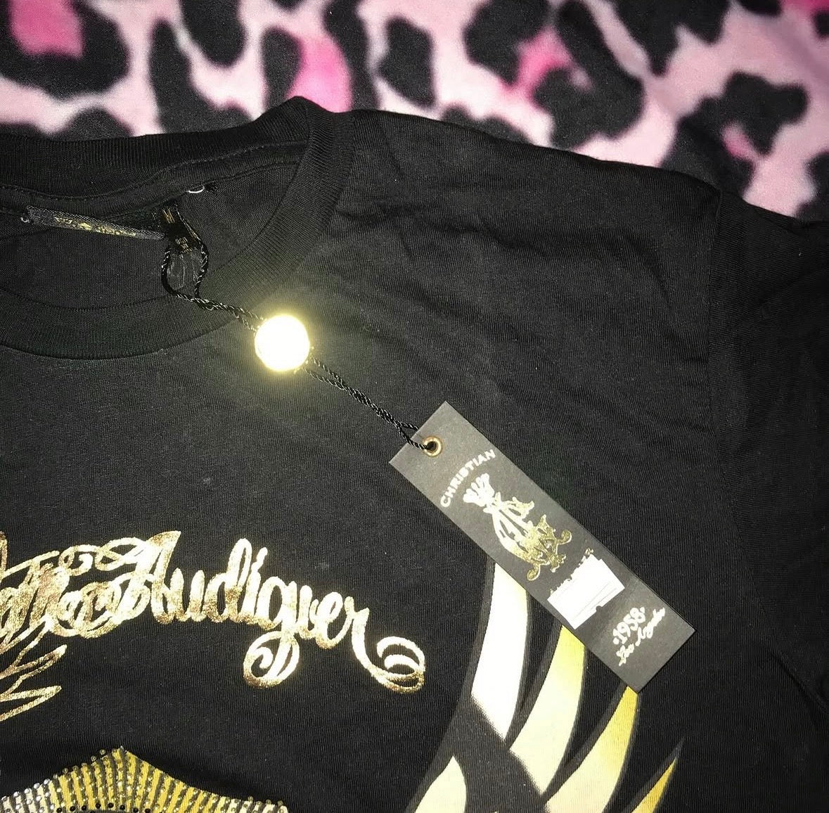 Christian Audigier Mother Mary Top
