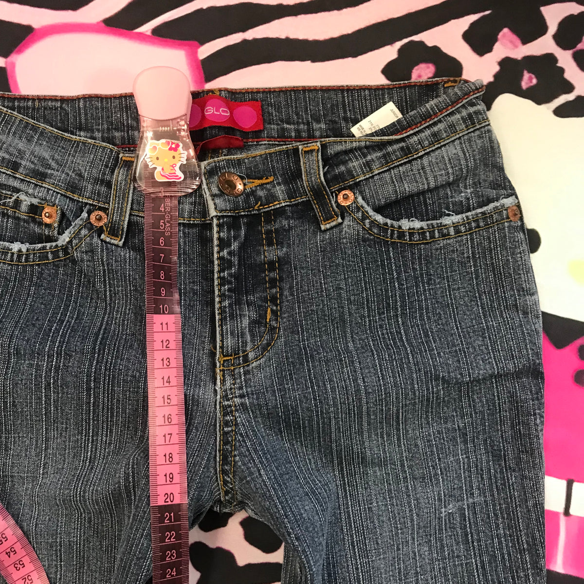 GLO Lowrise Flared Jeans