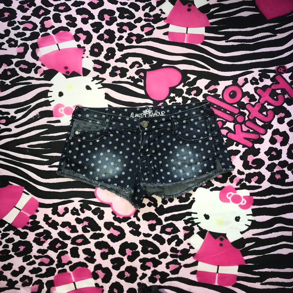 Almost Famous Lowrise Polkadot Shorts