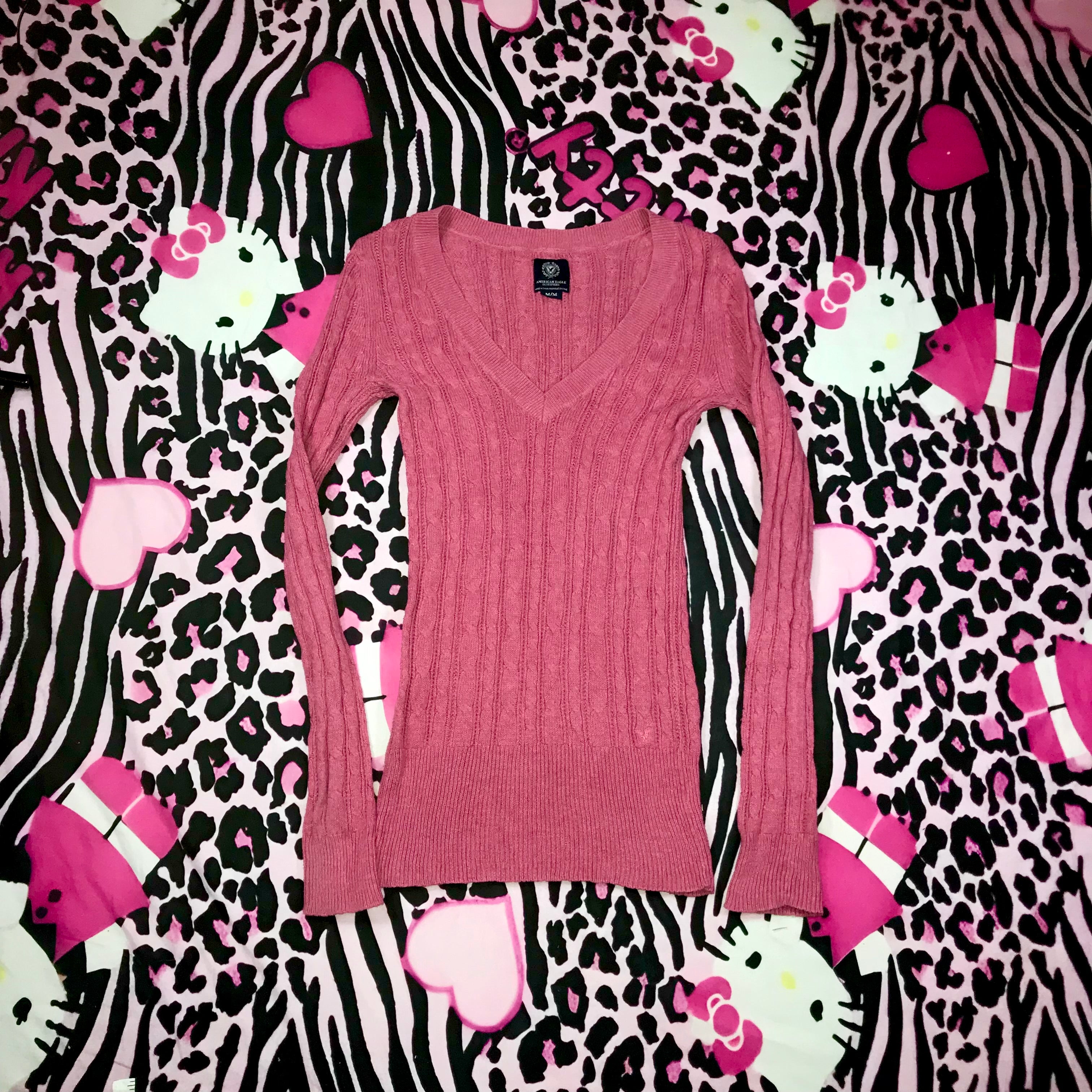 American Eagle Cable Knit Sweater