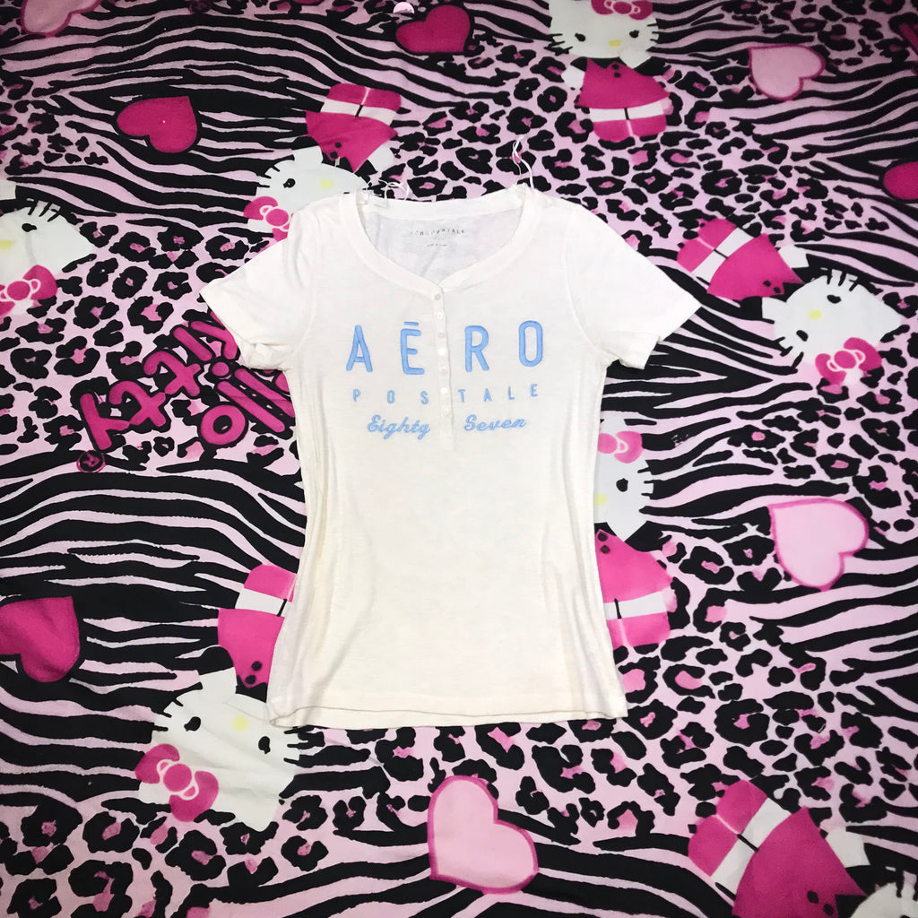 Aeropostale Henley 2000s Top