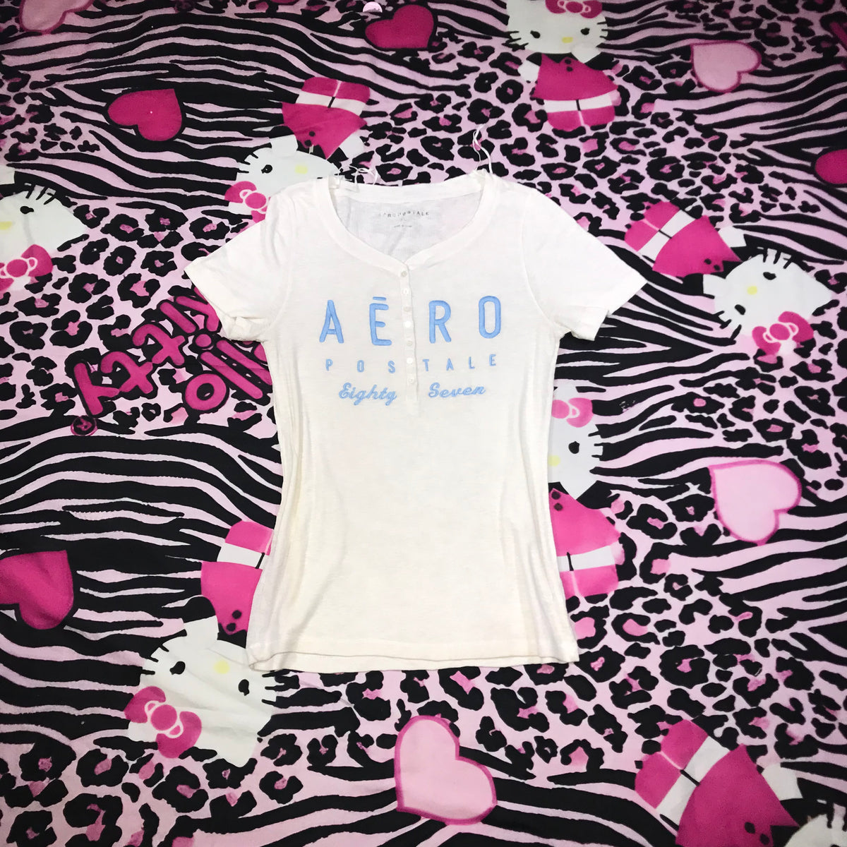 Aeropostale Henley 2000s Top