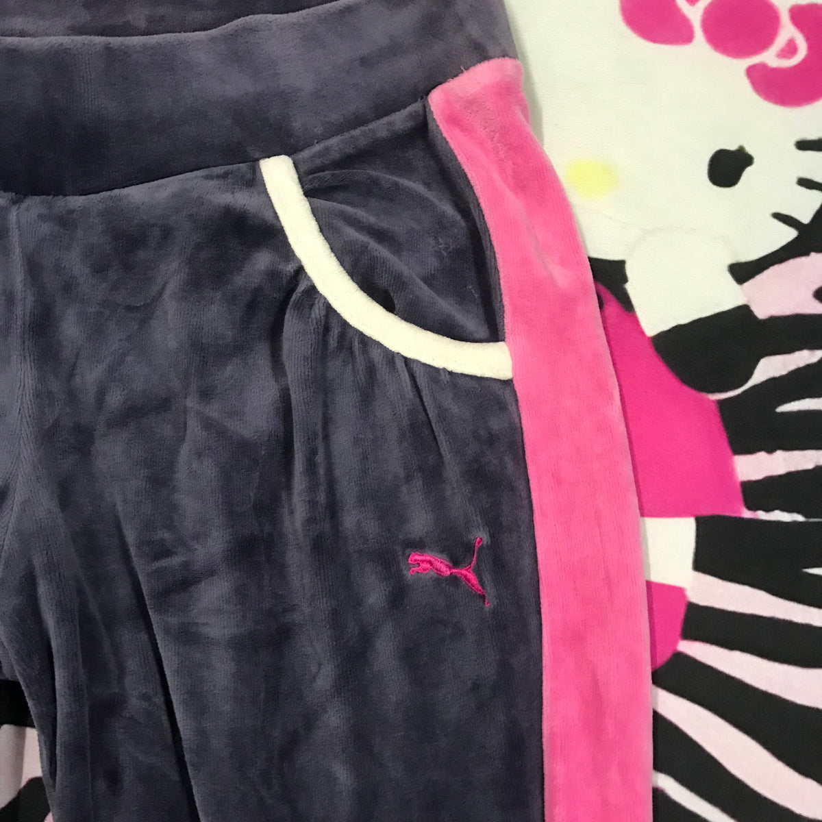 Puma Velour Flared Joggers