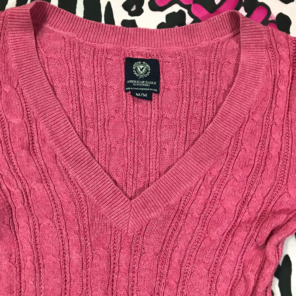 American Eagle Cable Knit Sweater