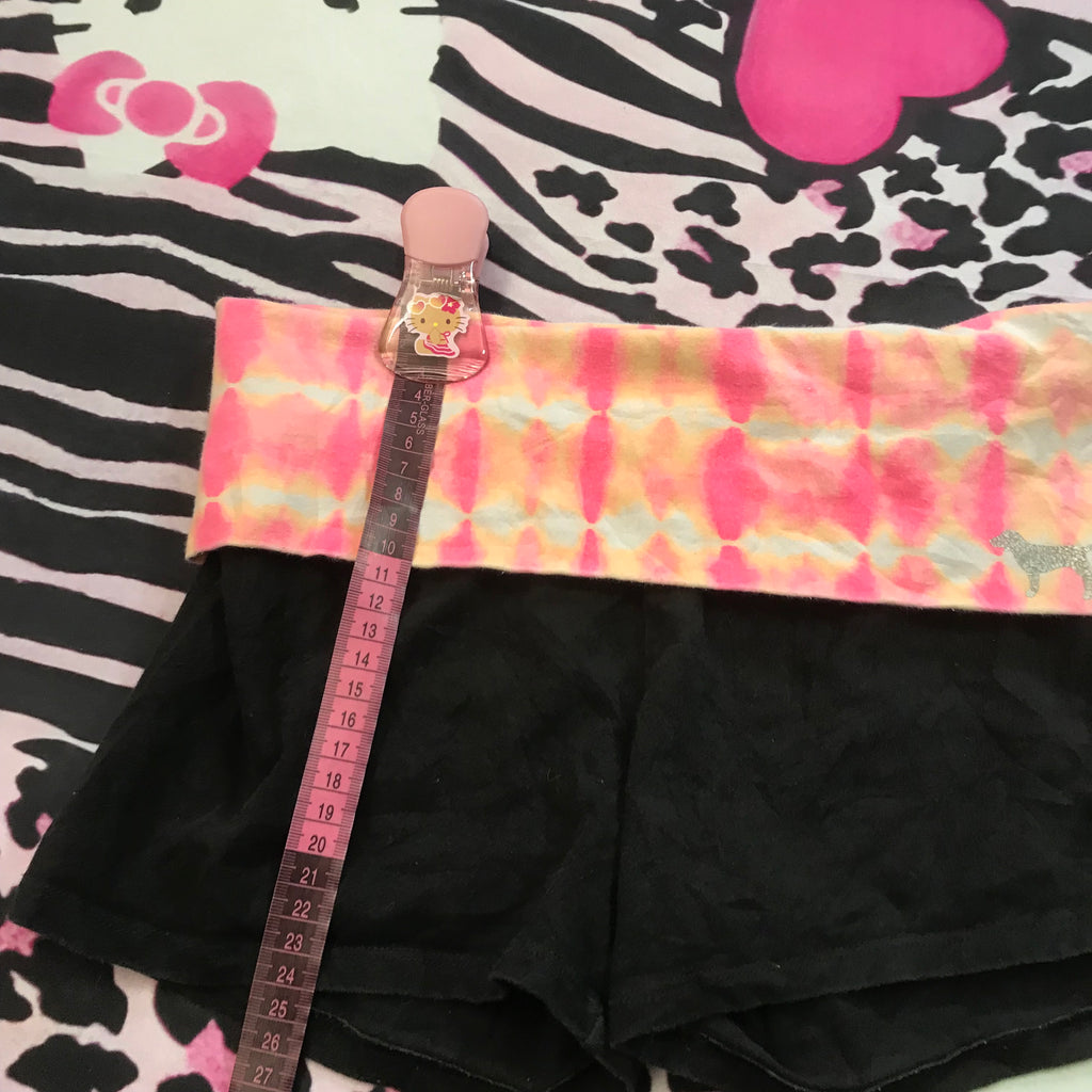 VS Pink FoldOver Yoga Shorts