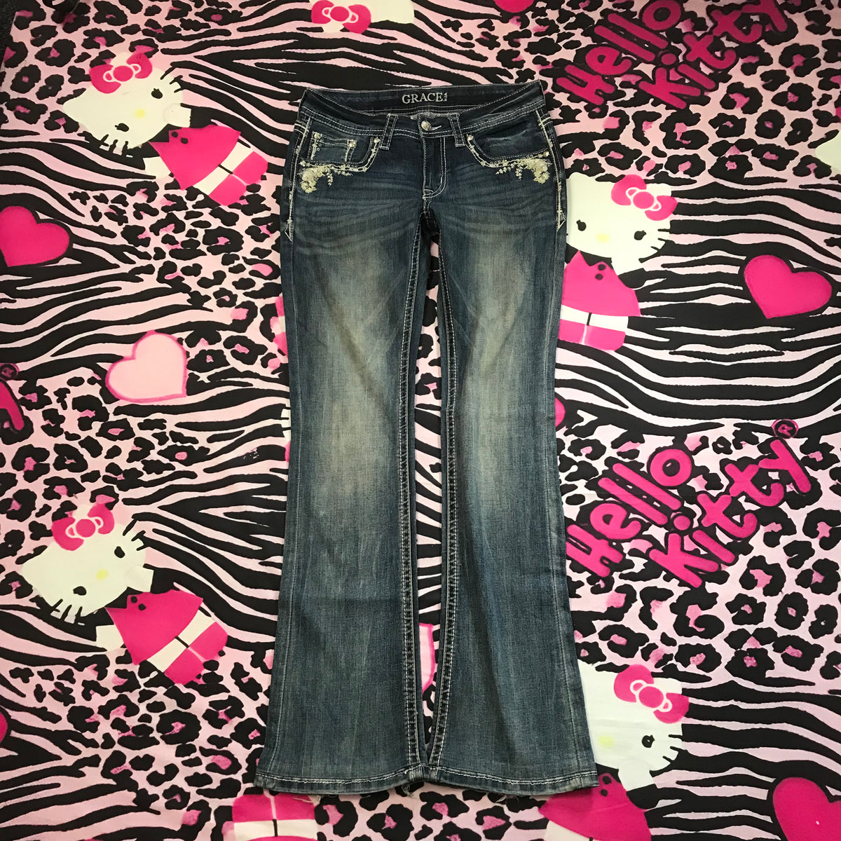 Grace LA lowrise flared jeans