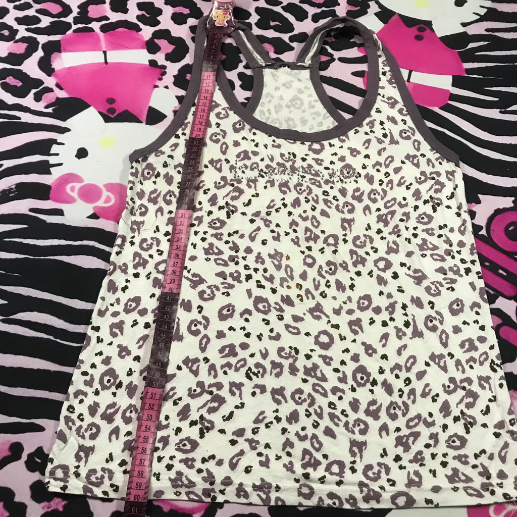 Bebe Leopard Print Tank