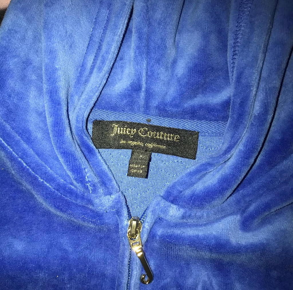 Juicy Couture Rhinestone jacket zipup