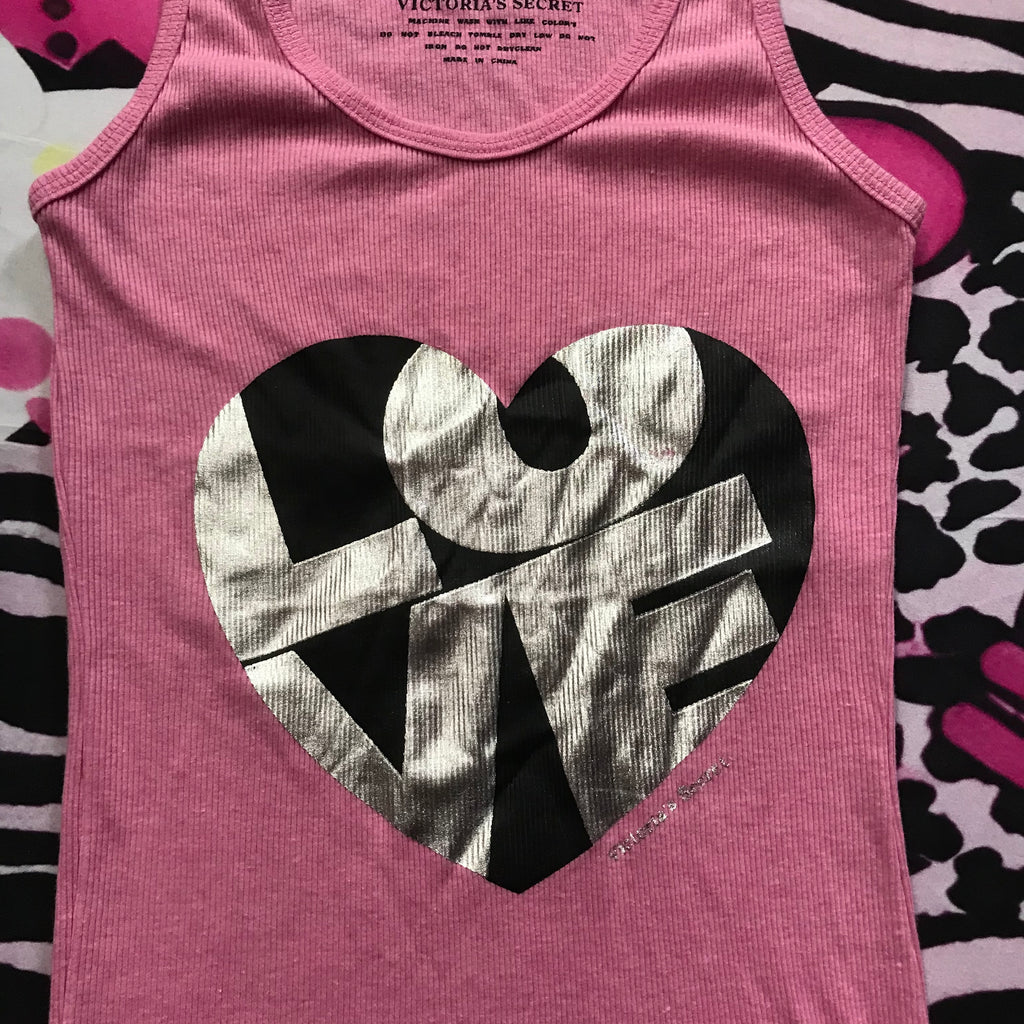 Vs Pink Tank Top Deadstock