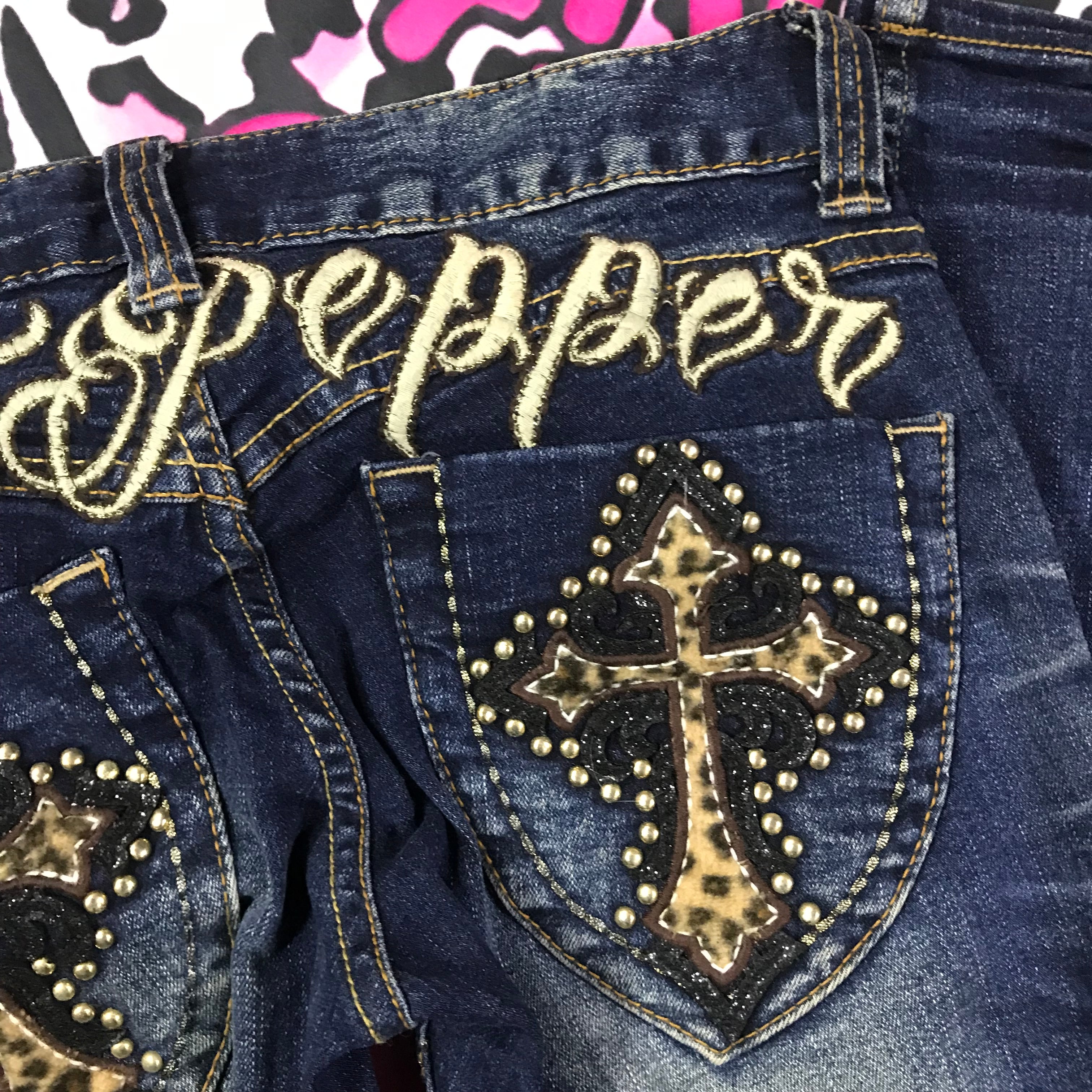 RedPepper Lowrise Leopard Jeans - Skinny Fitting
