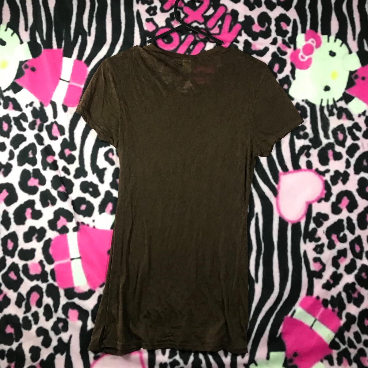 Sheer 2000s grunge top