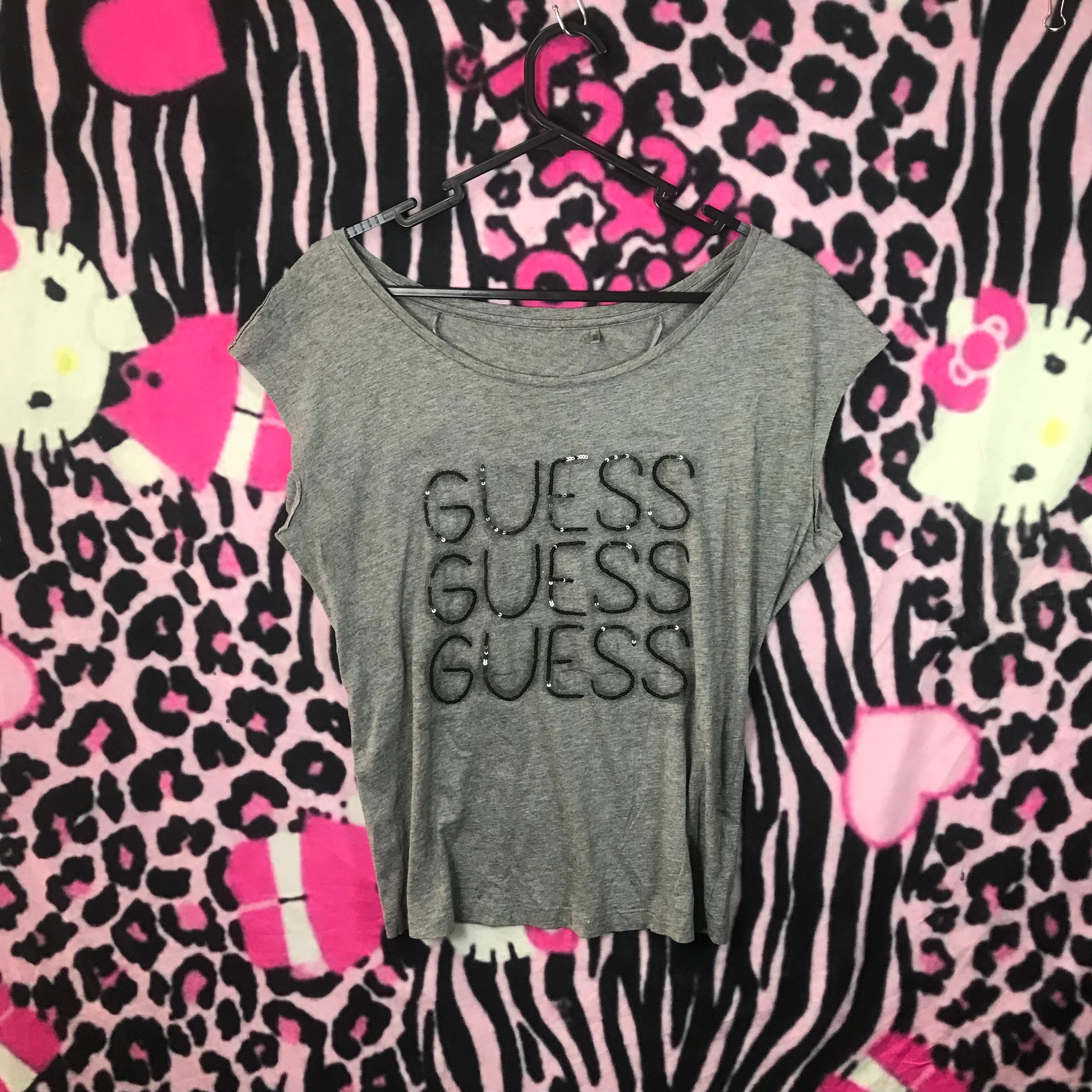 Guess open shoulder top