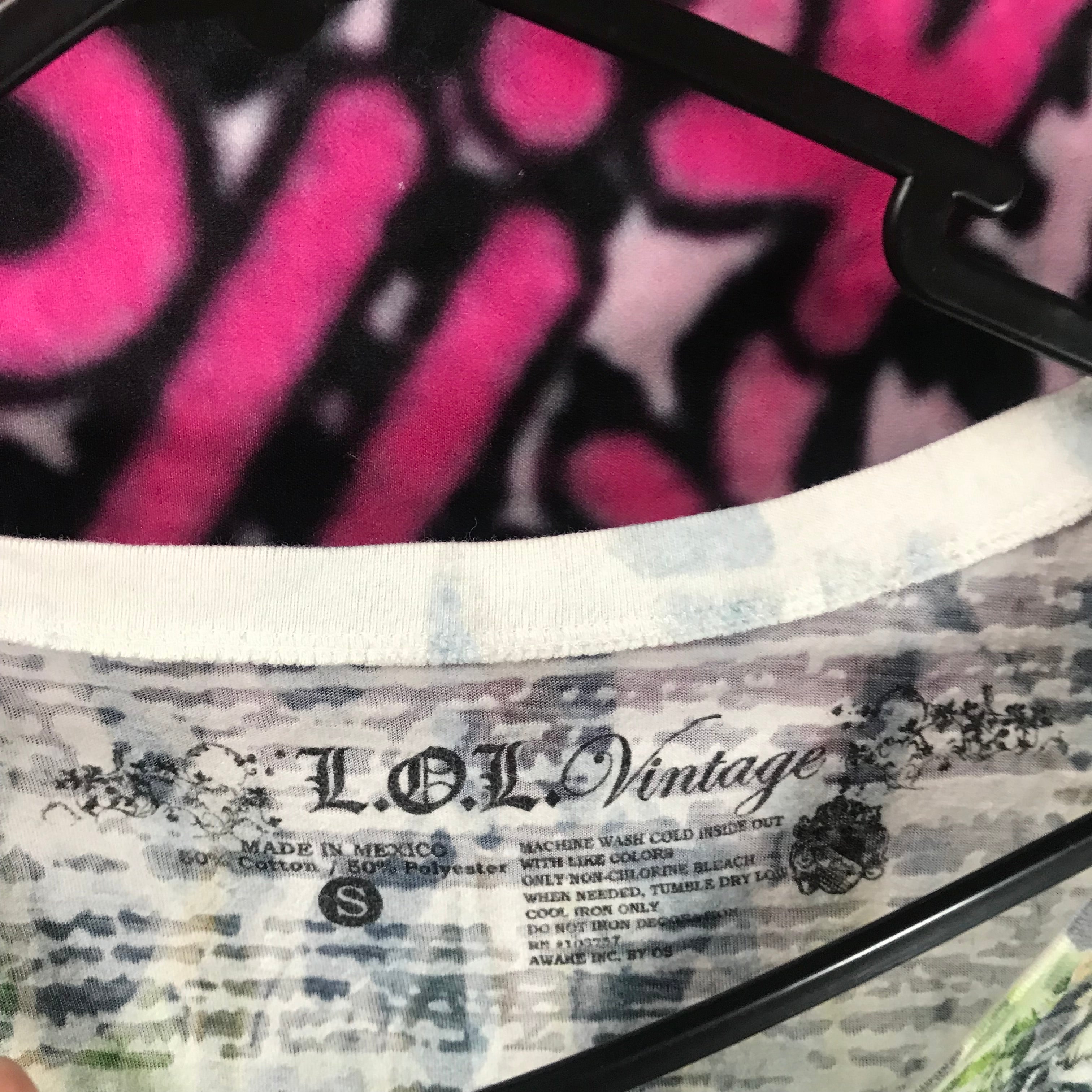 Grunge Sheer baby tee