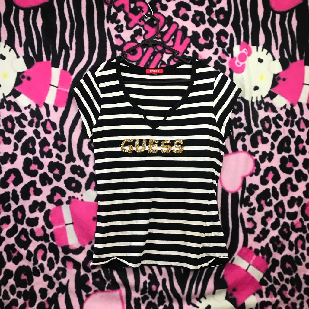 Guess stripe tee